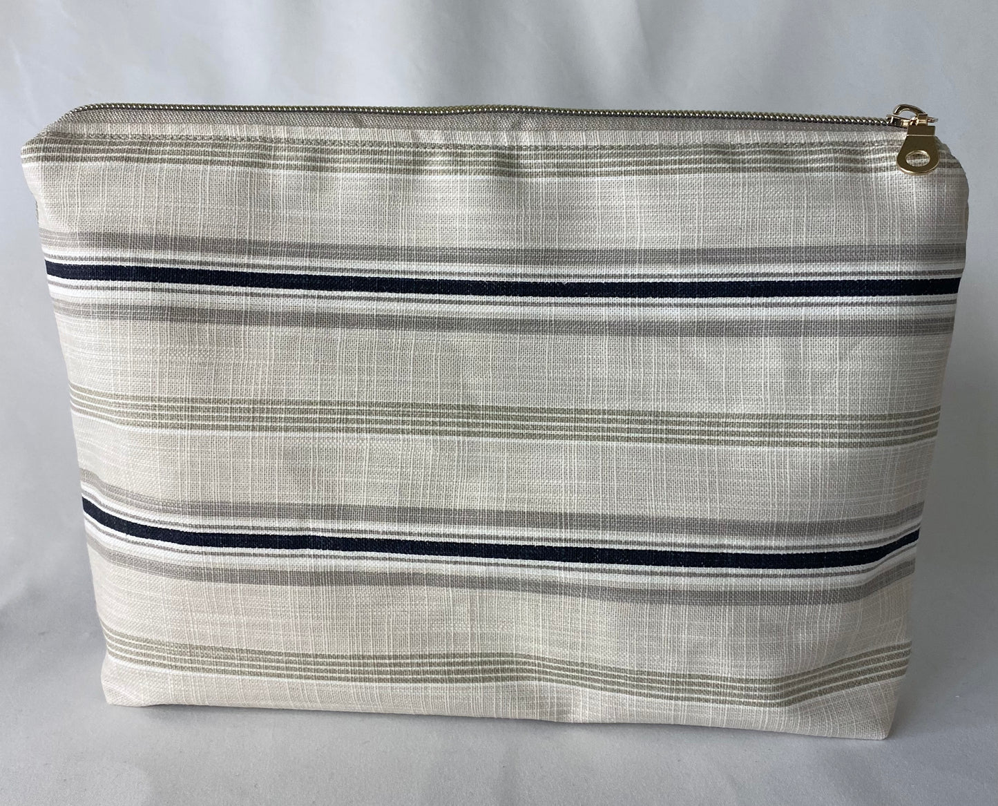 Zebra Cosmetic bag with water resistant lining