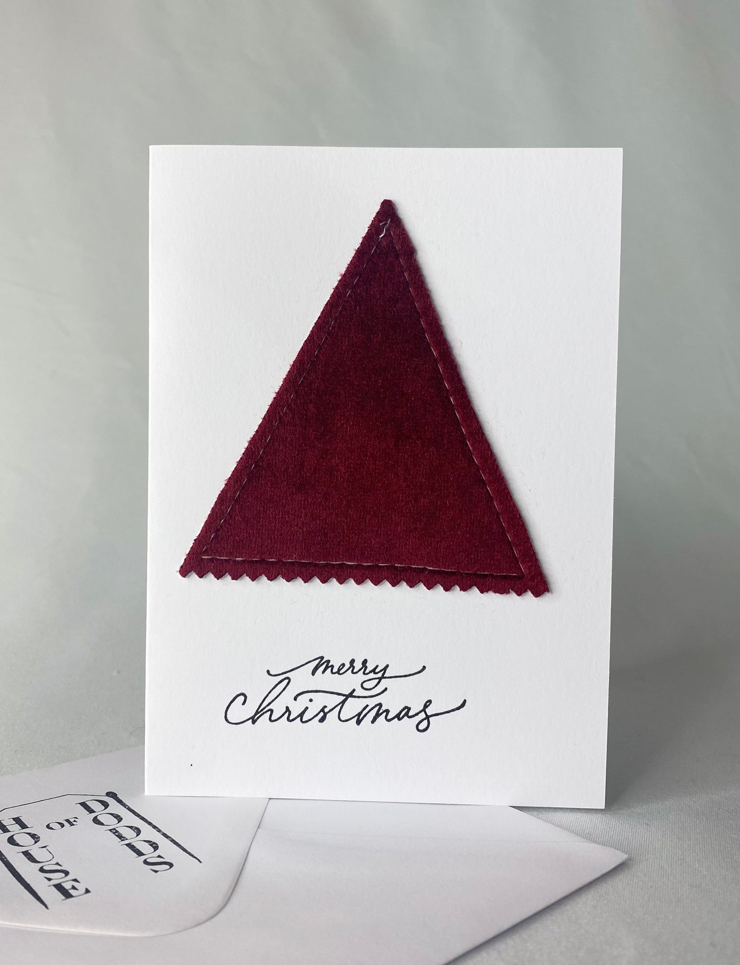 Red Velvet Christmas Tree Card!