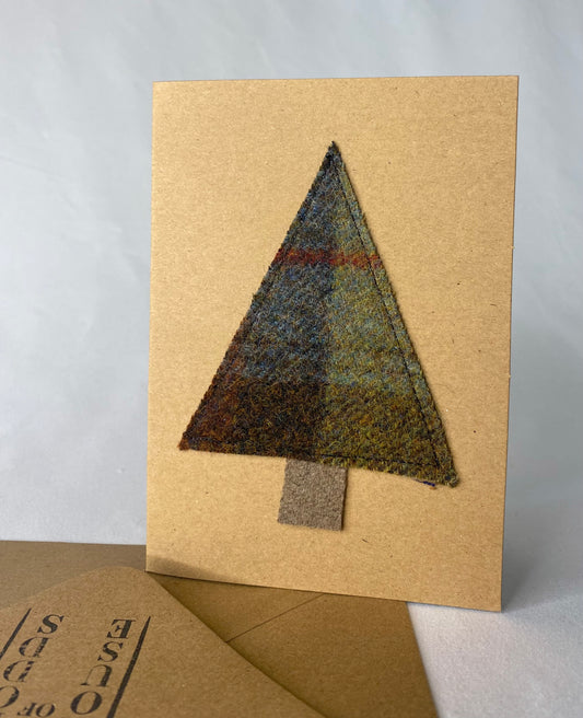 Tartan Christmas Tree Card!