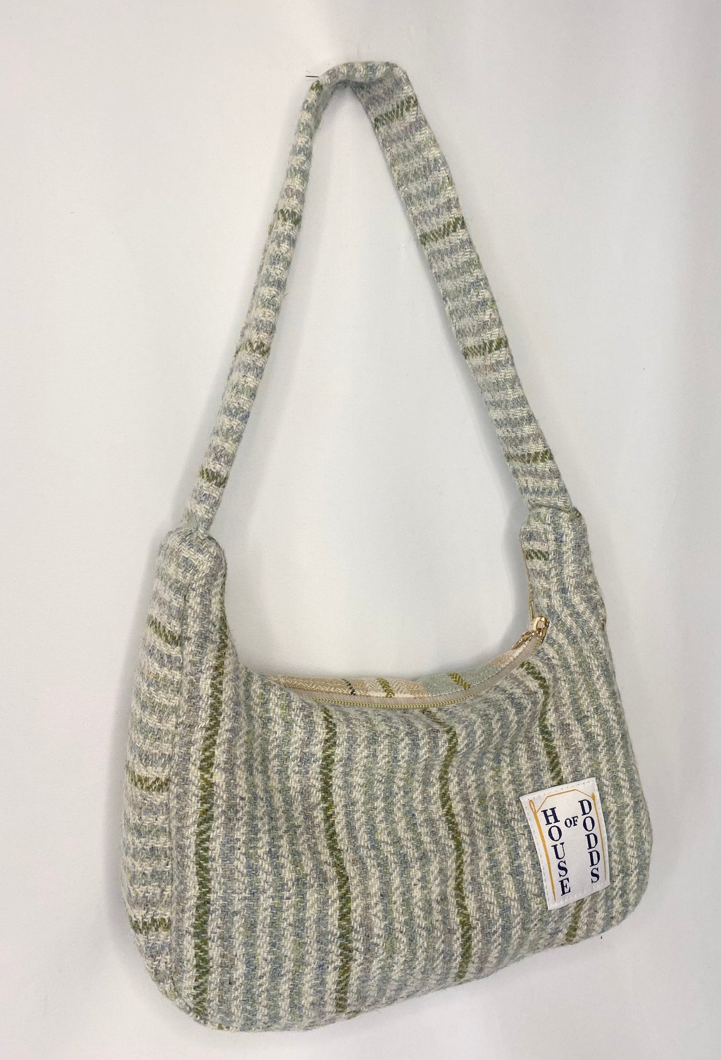 Woollen and tartan Hand Bag