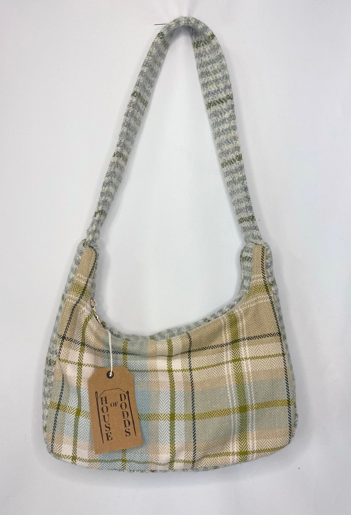 Woollen and tartan Hand Bag