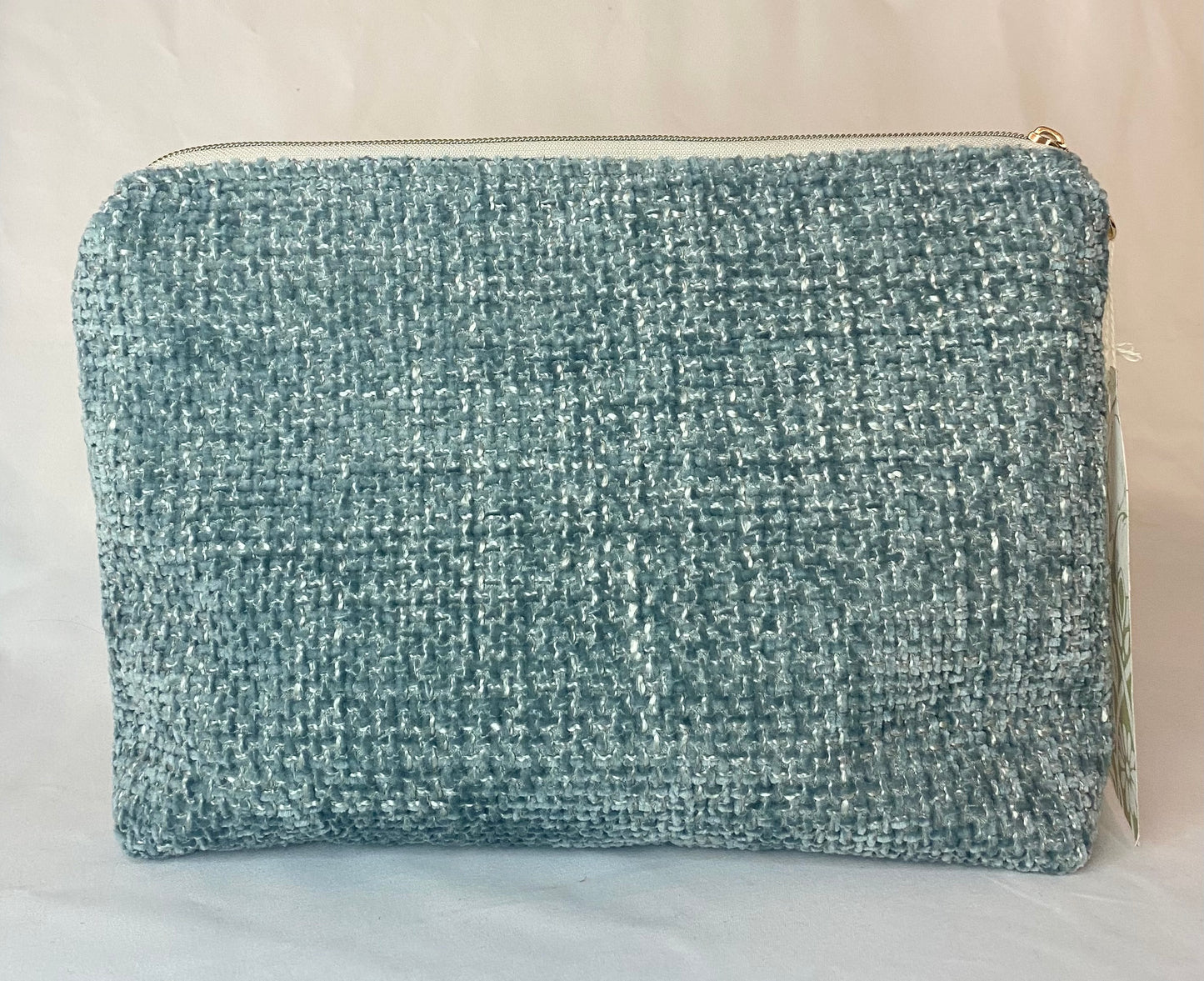 Blue watercolour Cosmetic bag with water resistant lining