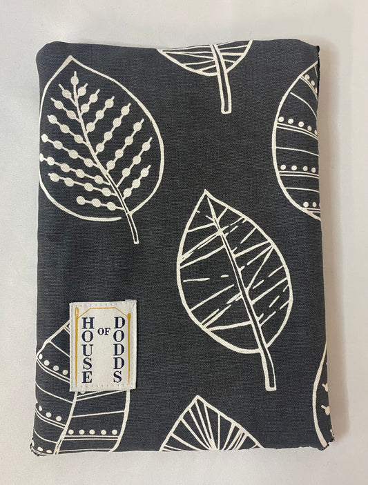 Black Velvet Button Book Bag