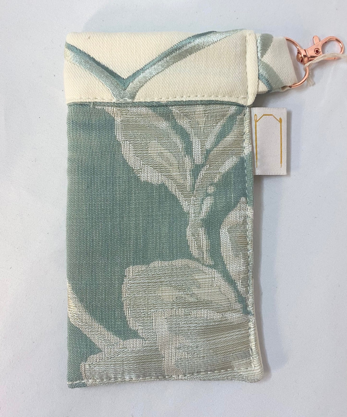 Green Flower Glasses Case