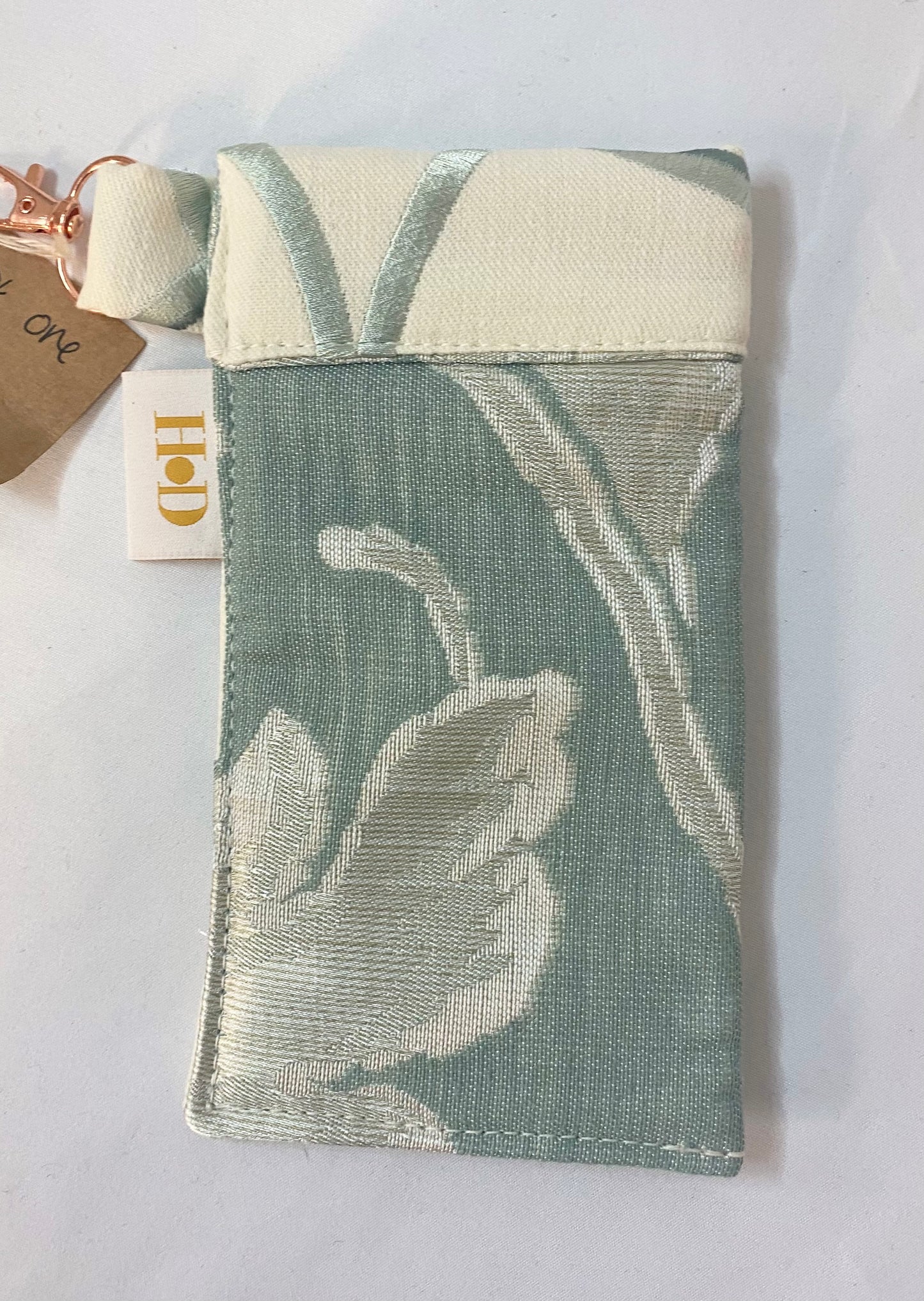 Green Flower Glasses Case