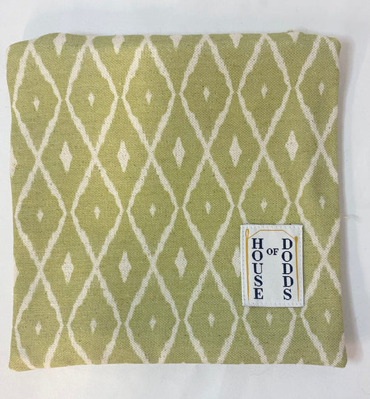 Green Cotton Travel Pouch