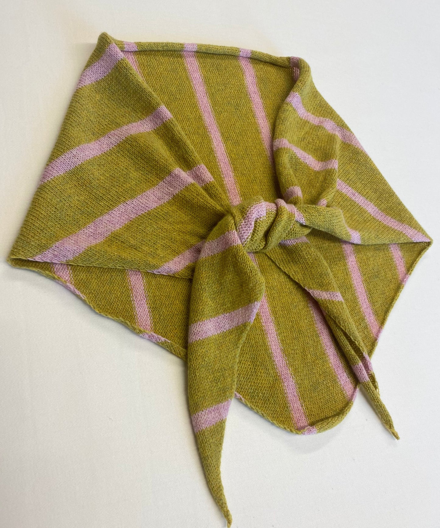 Green and Pink Neckerchief