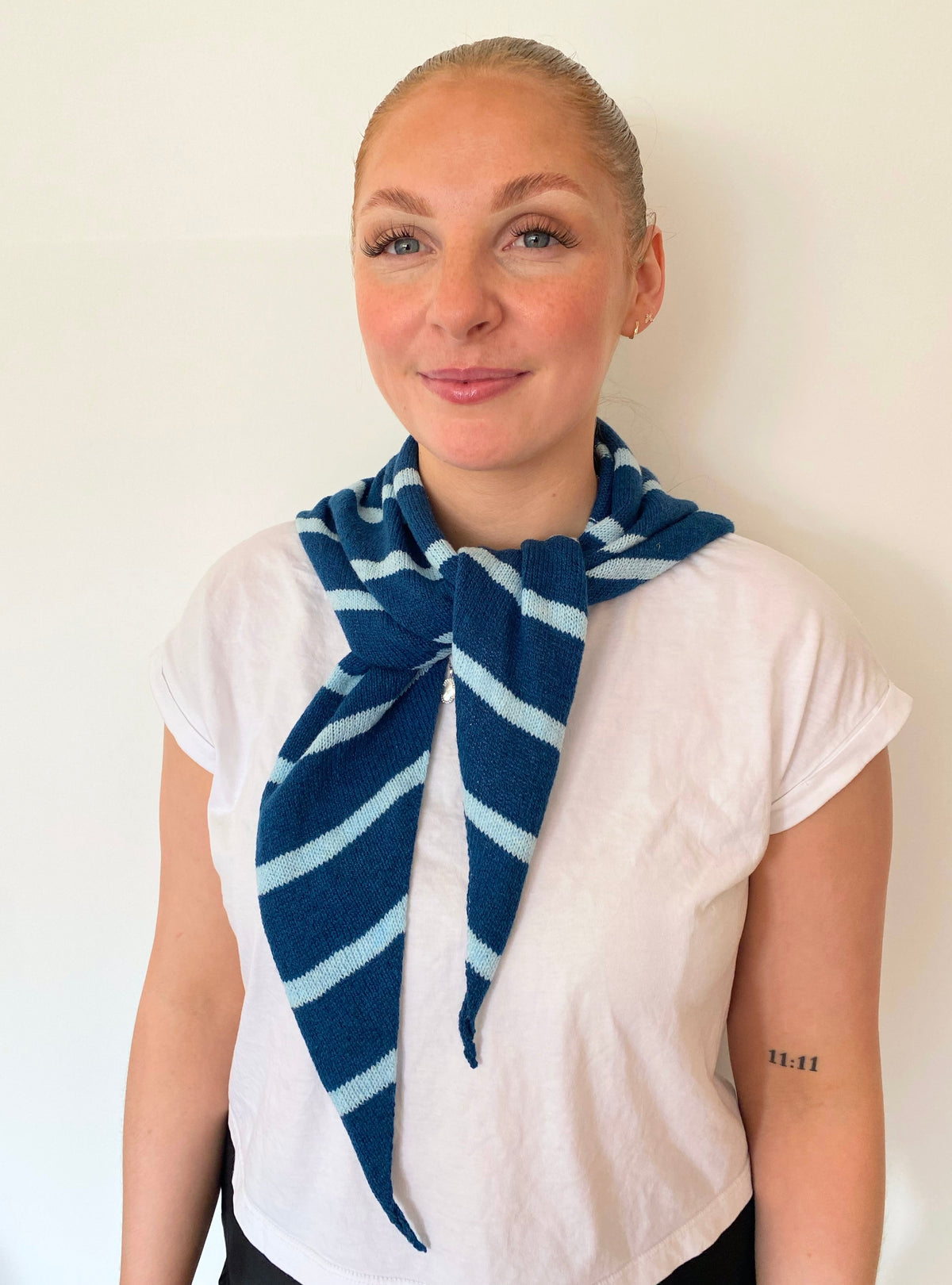 Blue Stripe Neckerchief